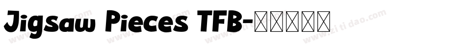 Jigsaw Pieces TFB字体转换